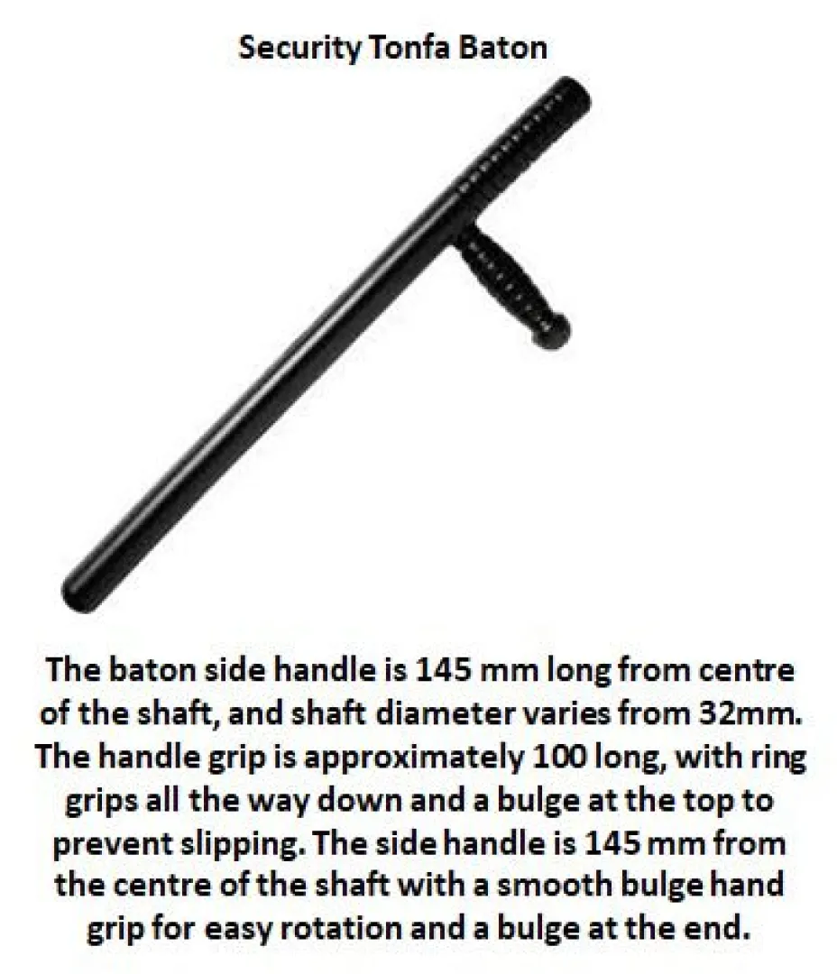 Security Tonfa Batons | Outdoor Innovation