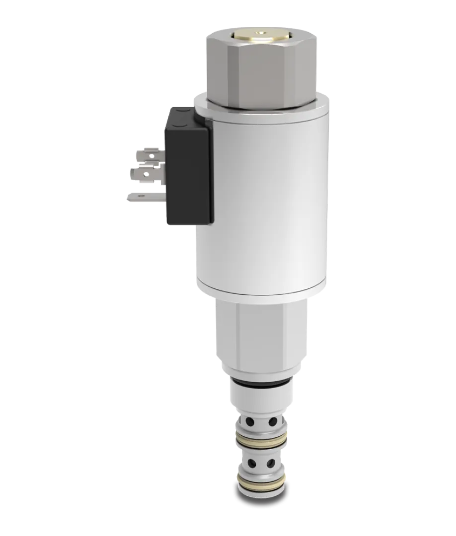 RD08TX 3 way, solenoid proportional type, direct operated, with relieving, spool type | Interpump Hydraulics South Africa
