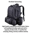 55L Black Tactical Bags | Outdoor Innovation