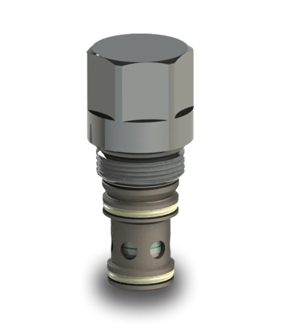 LD..QA 3 way, pressure reducing valve configuration | Interpump Hydraulics South Africa