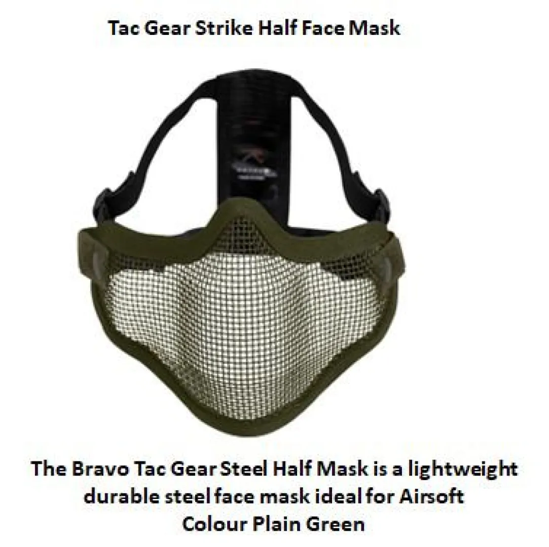 Tac Gear Strike Half Face Mask (Brown) | Outdoor Innovation
