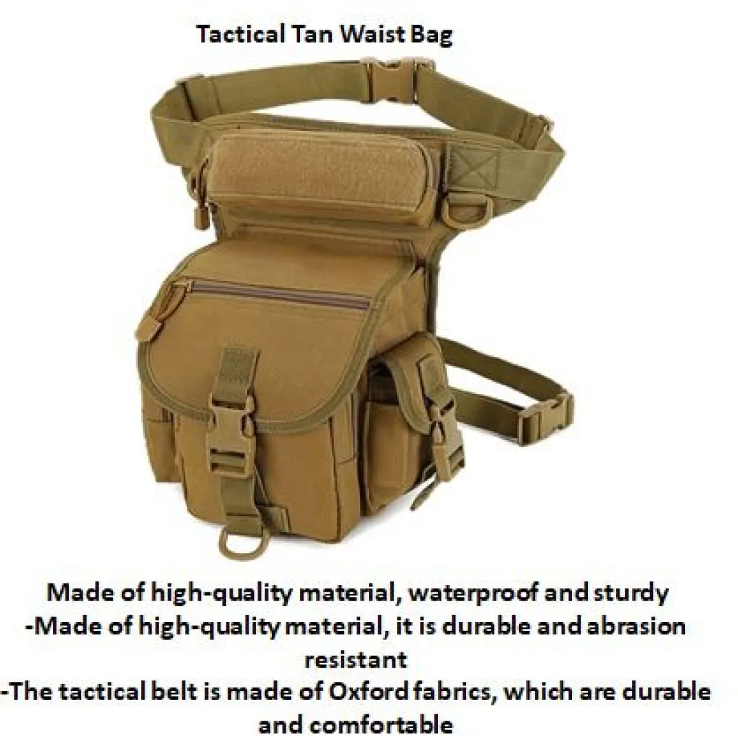 Tactical Tan Waist Bag | Outdoor Innovation