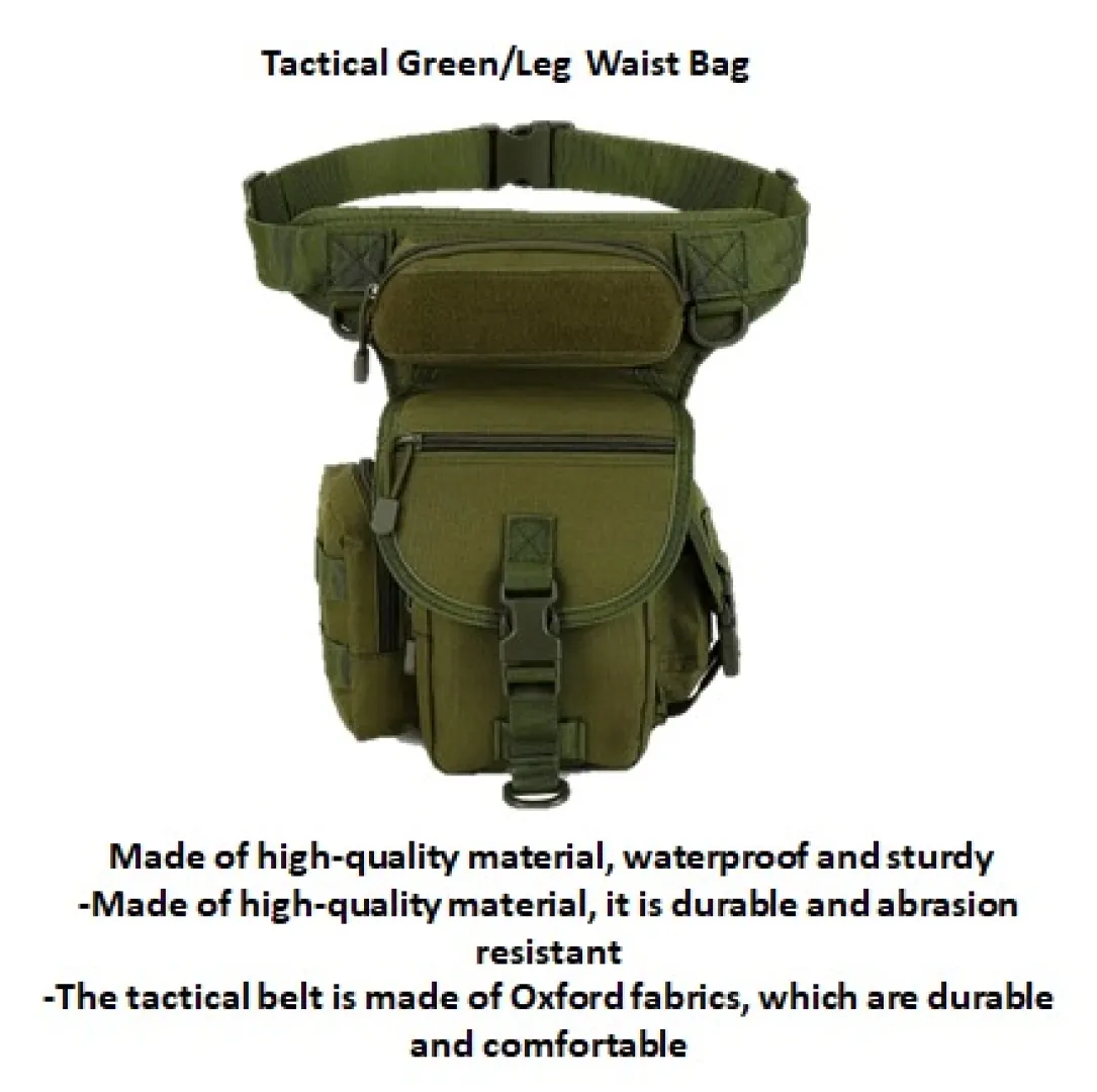 Tactical Green Leg Waist Bag | Outdoor Innovation