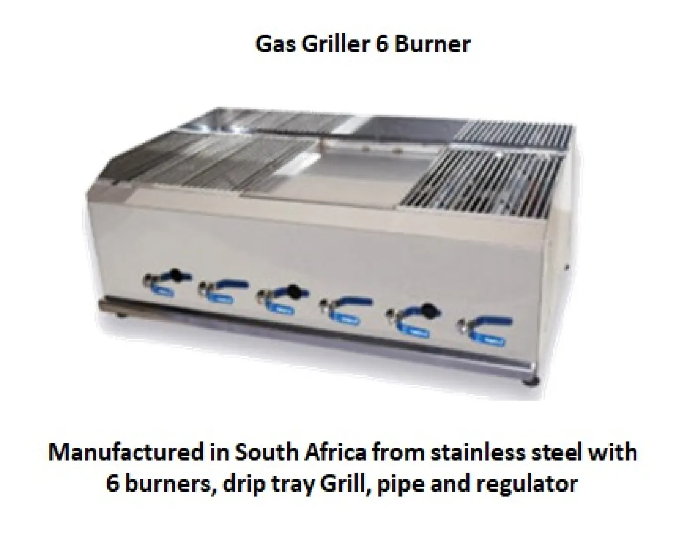 Gas Griller 6 Burners | Outdoor Innovation