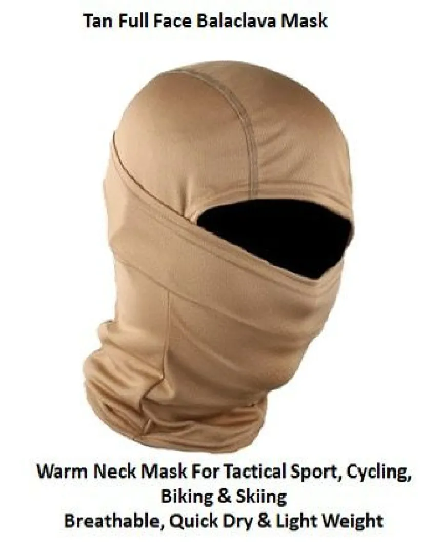 Tan Full Face Balaclava Mask | Outdoor Innovation