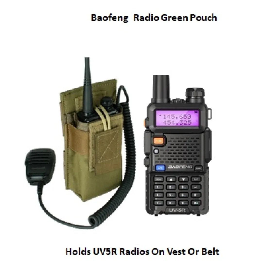 The Baofeng Radio Green Pouch | Outdoor Innovation