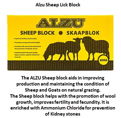 The Alzu Sheep Lick Block | Outdoor Innovation