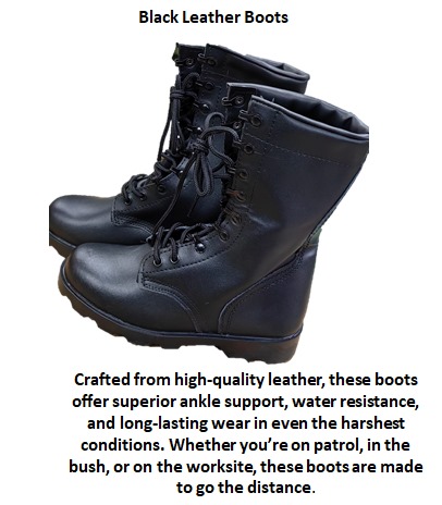 The Black Leather Boots | Outdoor Innovation