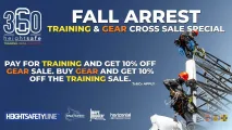 Fall arrest training & gear cross sale special | Height Safe 360