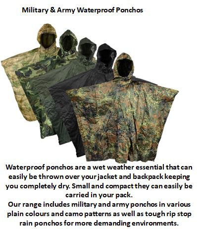 Military & Army Waterproof Ponchos | Outdoor Innovation