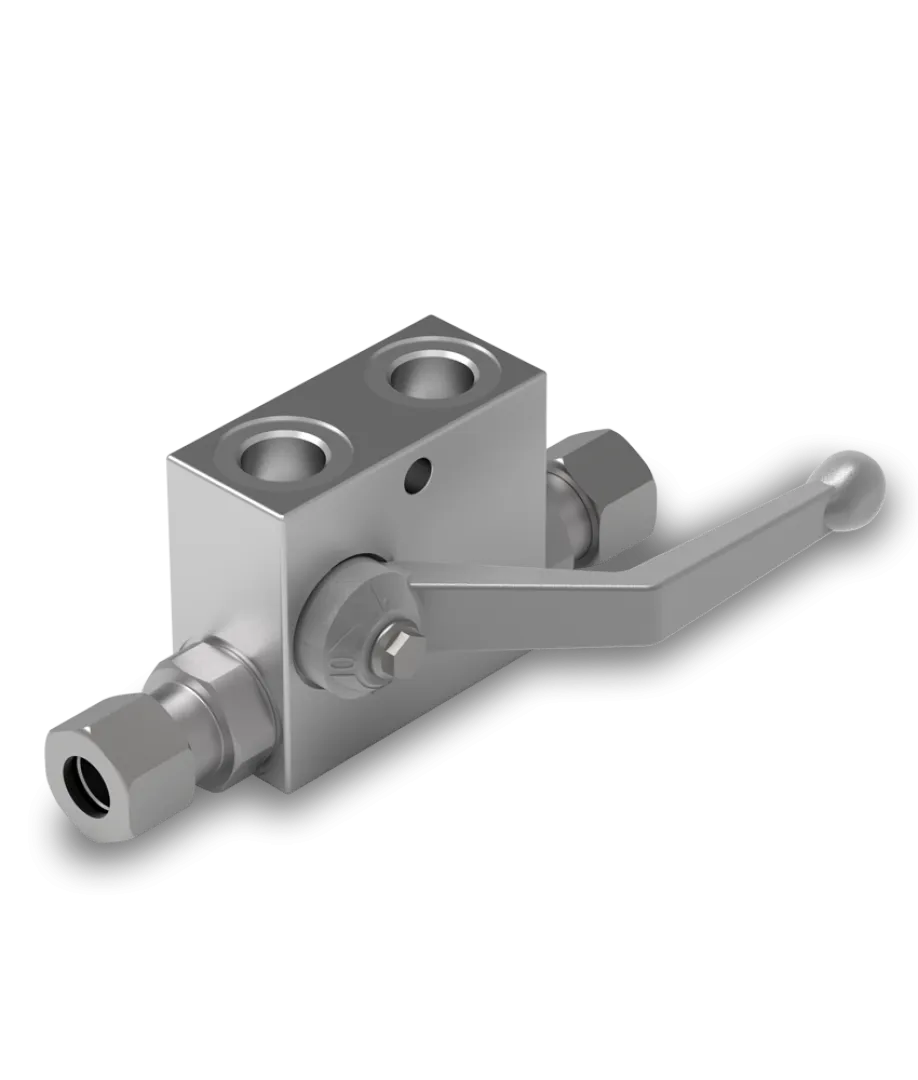 VRPDE..A Double acting, check valve by-pass type, DIN 2353 | Interpump Hydraulics South Africa