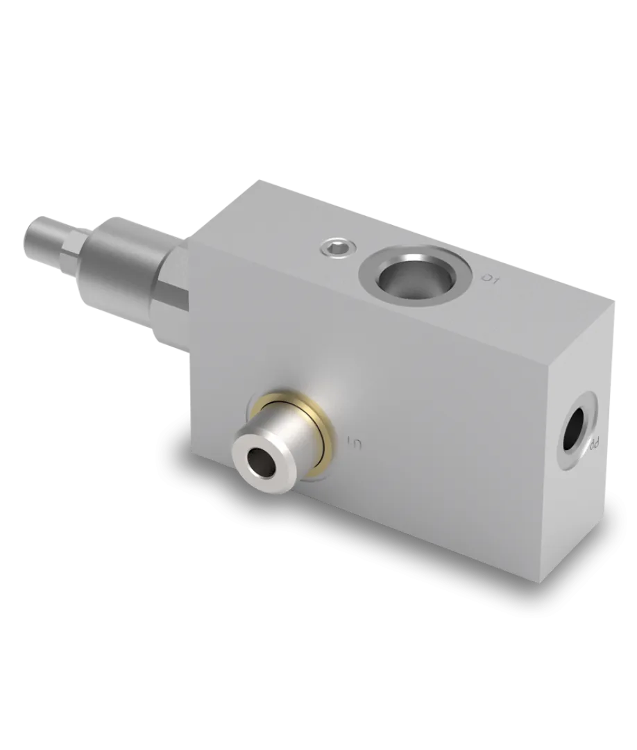VOSLP/SC/RO Single acting, external pilot, load sensitive, bolt connection | Interpump Hydraulics South Africa