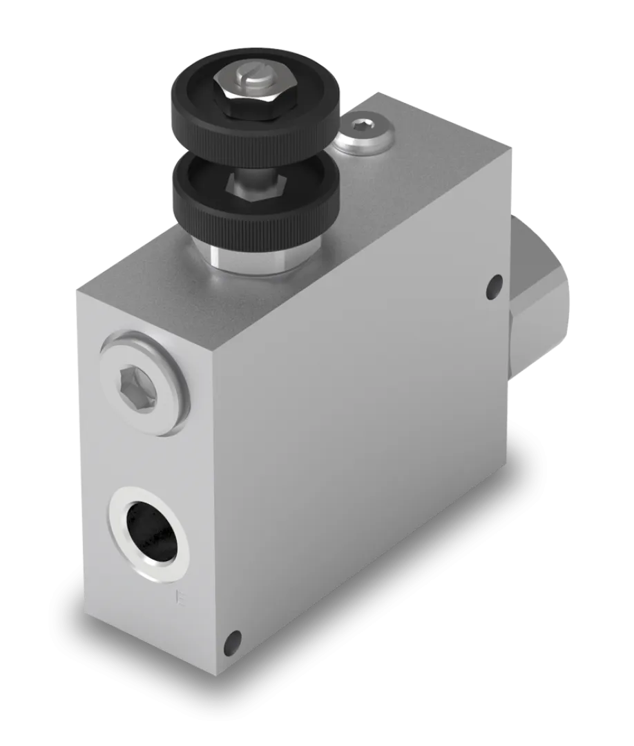 VPR/3/ET/RL 3 way, reverse free-flow check | Interpump Hydraulics South Africa