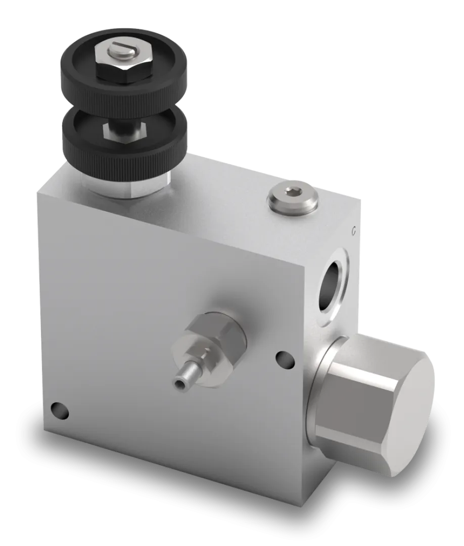 VPR/3/ET/VMP 3 way, with pressure relief valve | Interpump Hydraulics South Africa