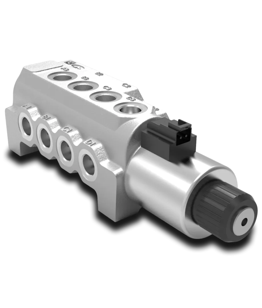 DFE110 Monoblock solenoid spool control | Interpump Hydraulics South Africa