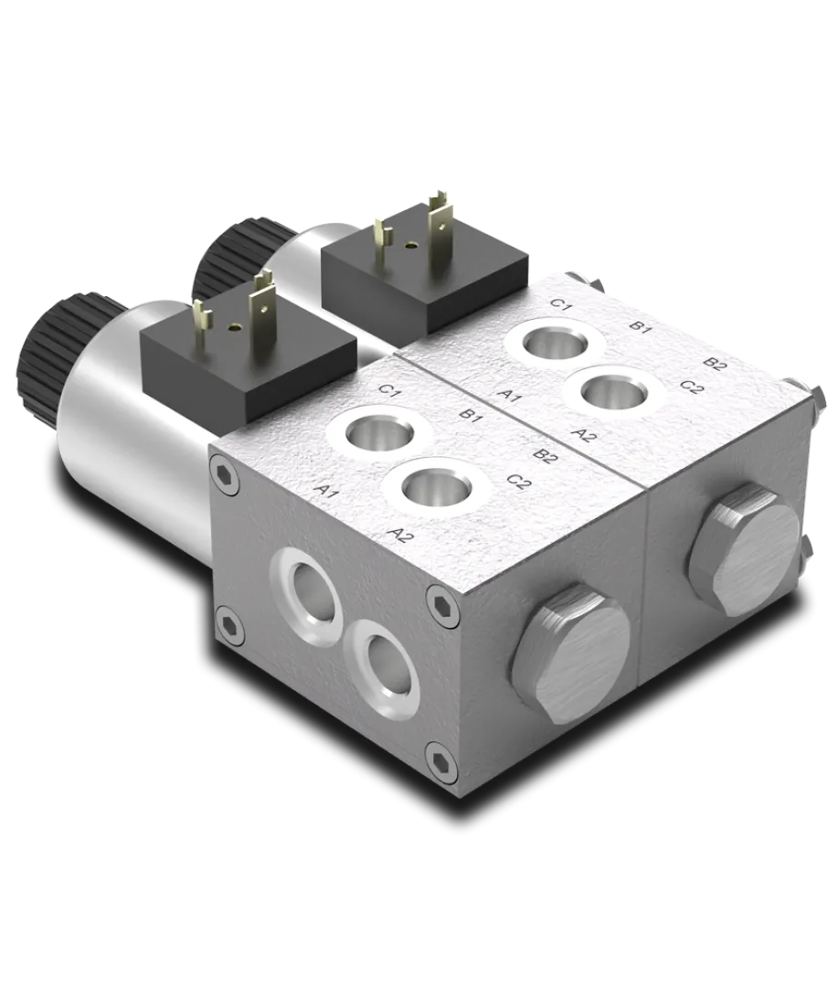 DFE080 DFE080 Stackable solenoid spool control | Interpump Hydraulics South Africa