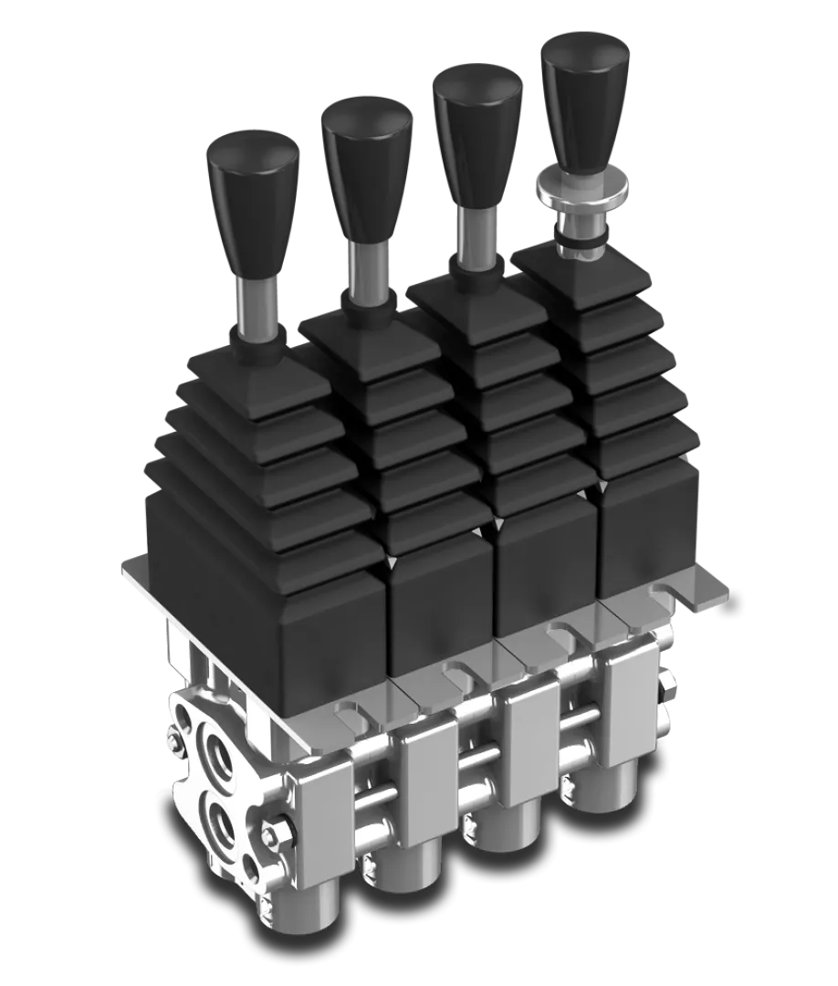 RCM Lever operated sectional hydraulic joystick | Interpump Hydraulics South Africa
