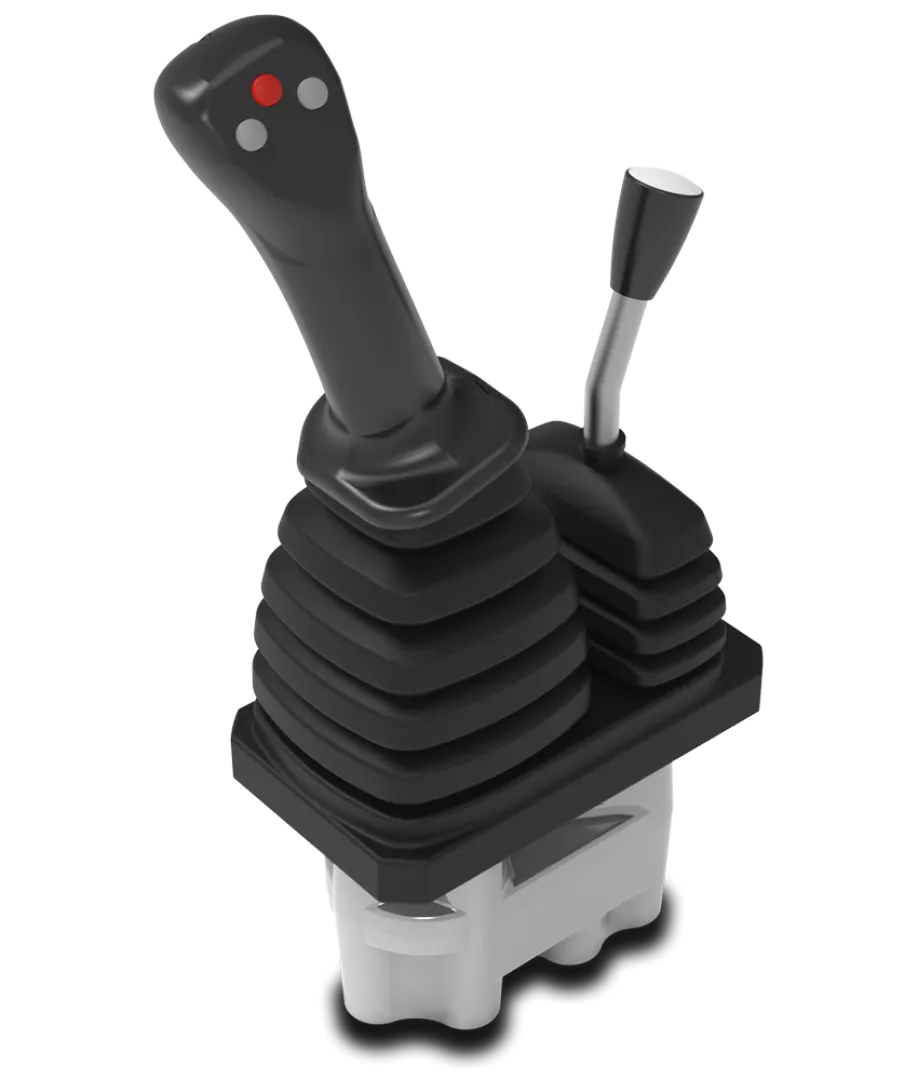 RCL3 RCL3 Lever operated hydraulic joystick with hydraulic electromagnetic detent | Interpump Hydraulics South Africa