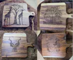 Kiaat Square Cheese Boards | Outdoor Innovation