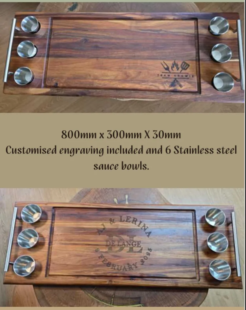 Kiaat Plankiesteak Board | Outdoor Innovation