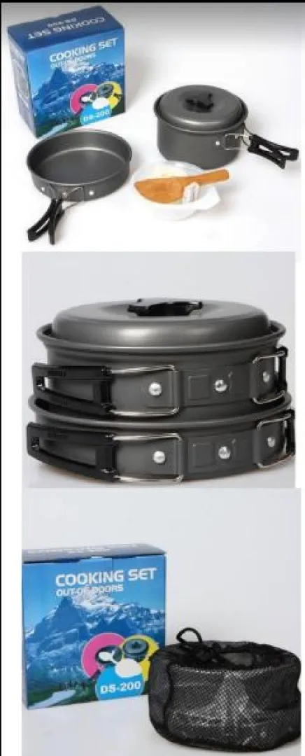 8pcs/Set Outdoor Camping Cookware | Outdoor Innovation
