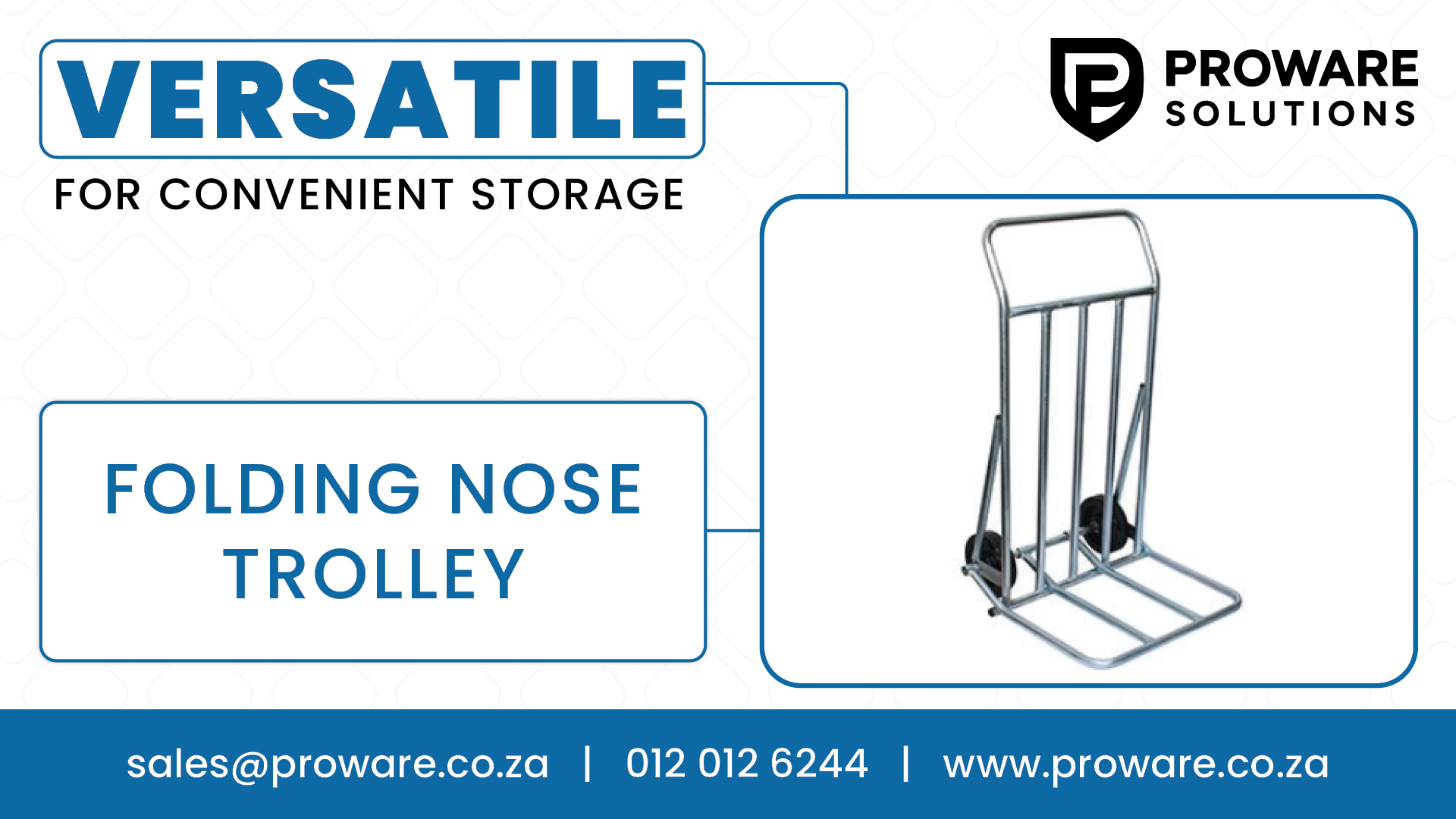 Durable Folding Trolley for Easy Material Handling | Proware