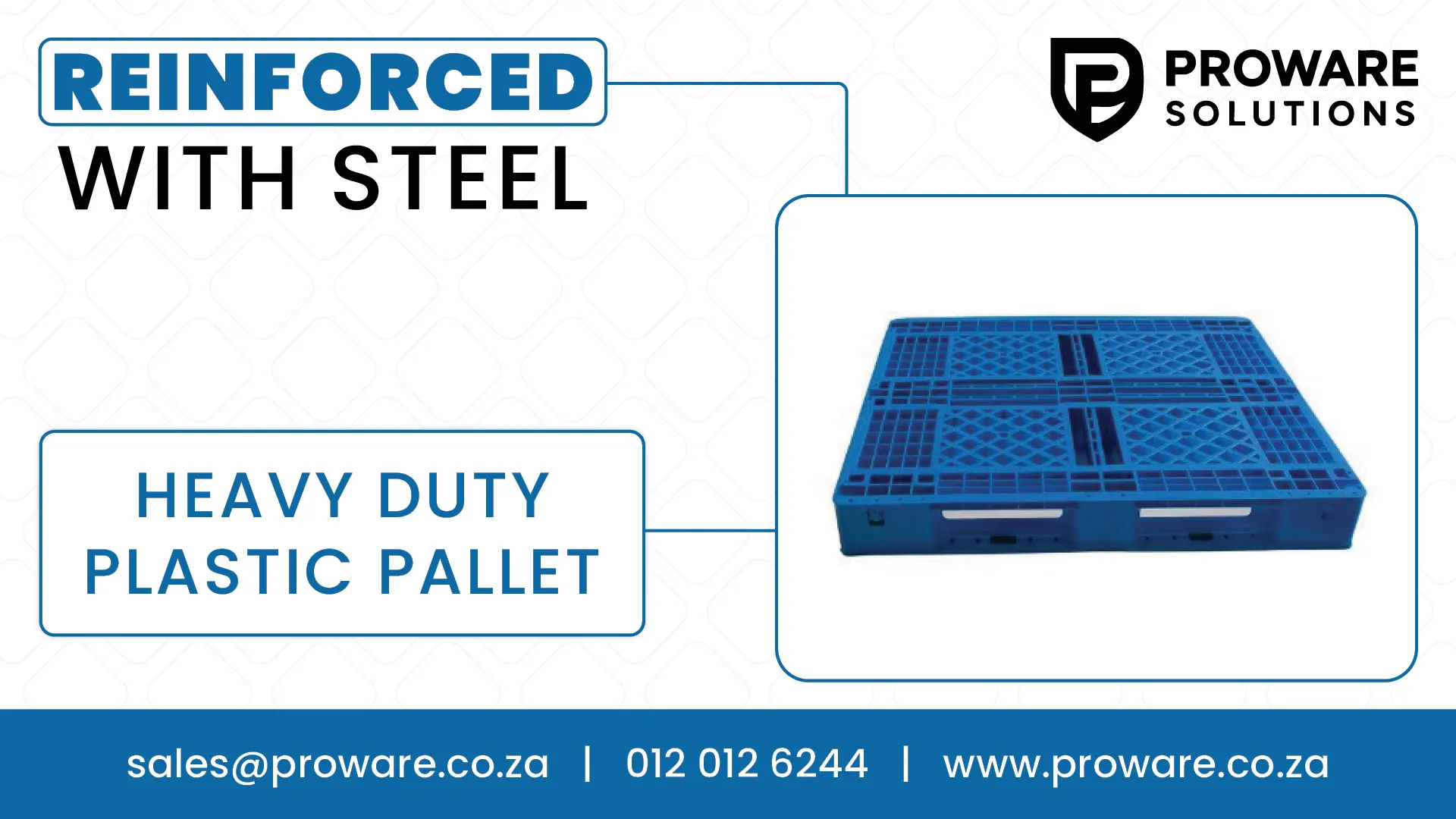 Steel Reinforced Plastic Pallets for Maximum Load Stability | Proware