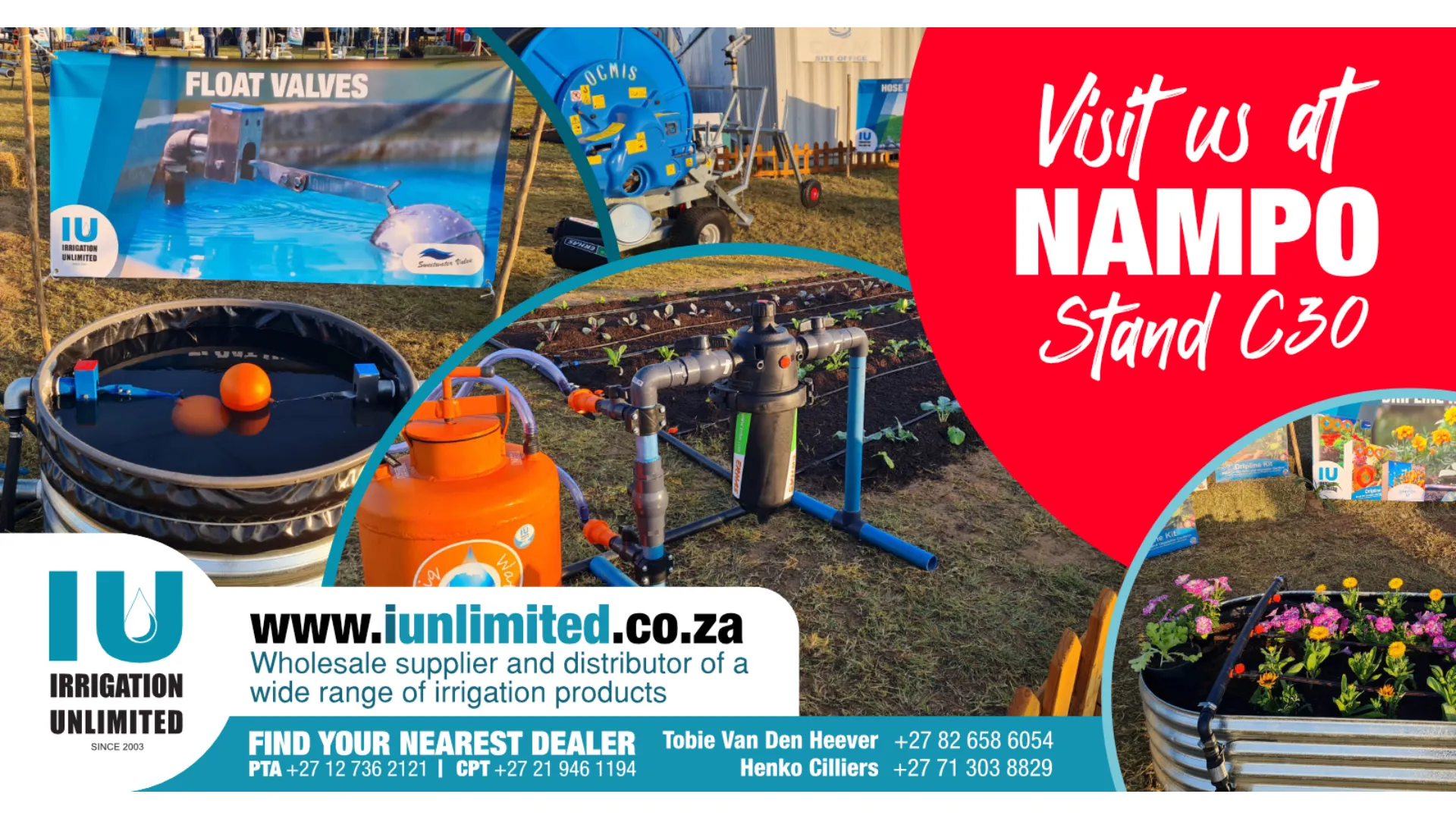 Visit Irrigation Unlimited at NAMPO 2026 |  Stand C30 | Irrigation Unlimited