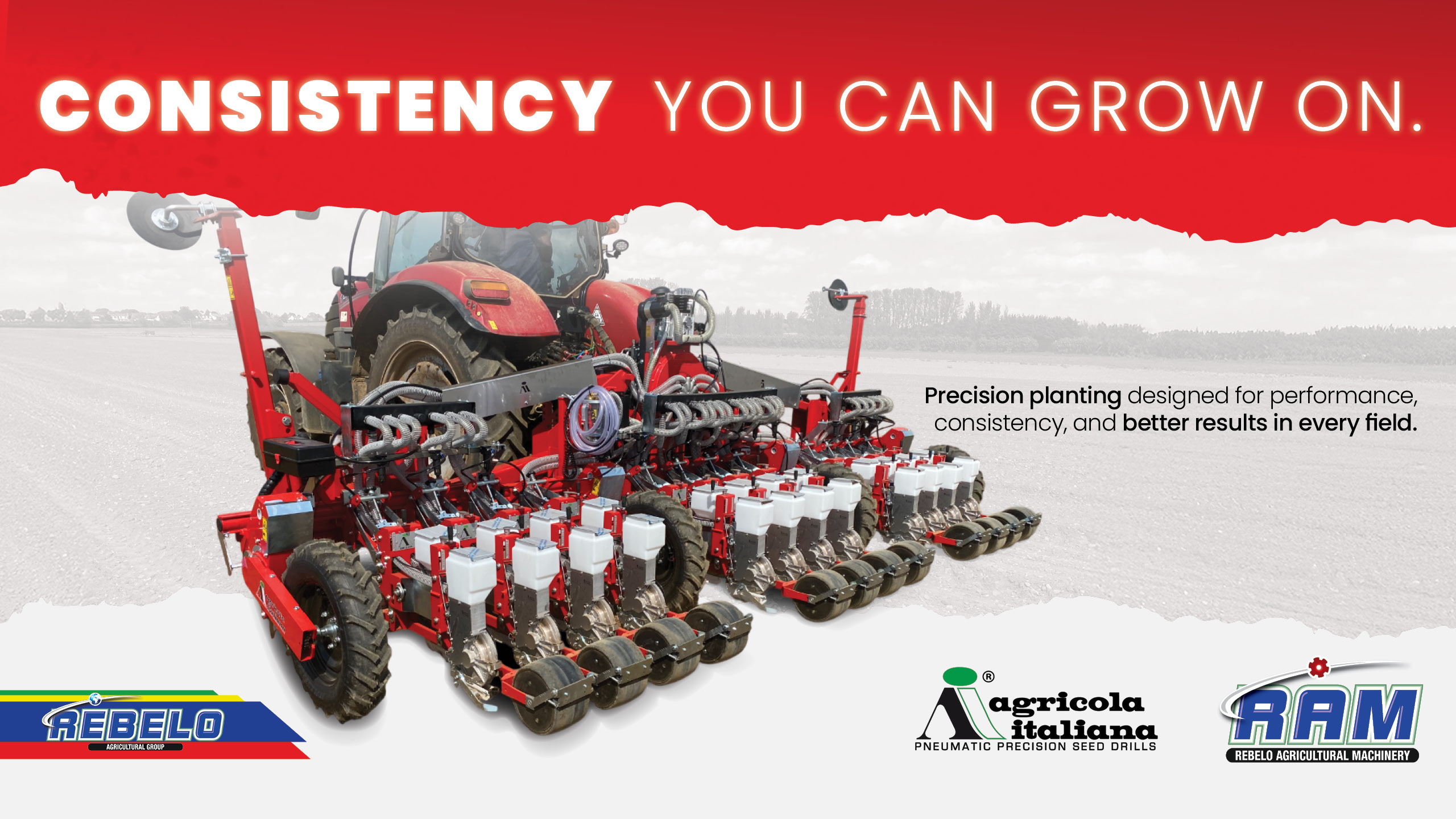 Agricola Italiana precision seed drill planters | Rebelo Agricultural Group