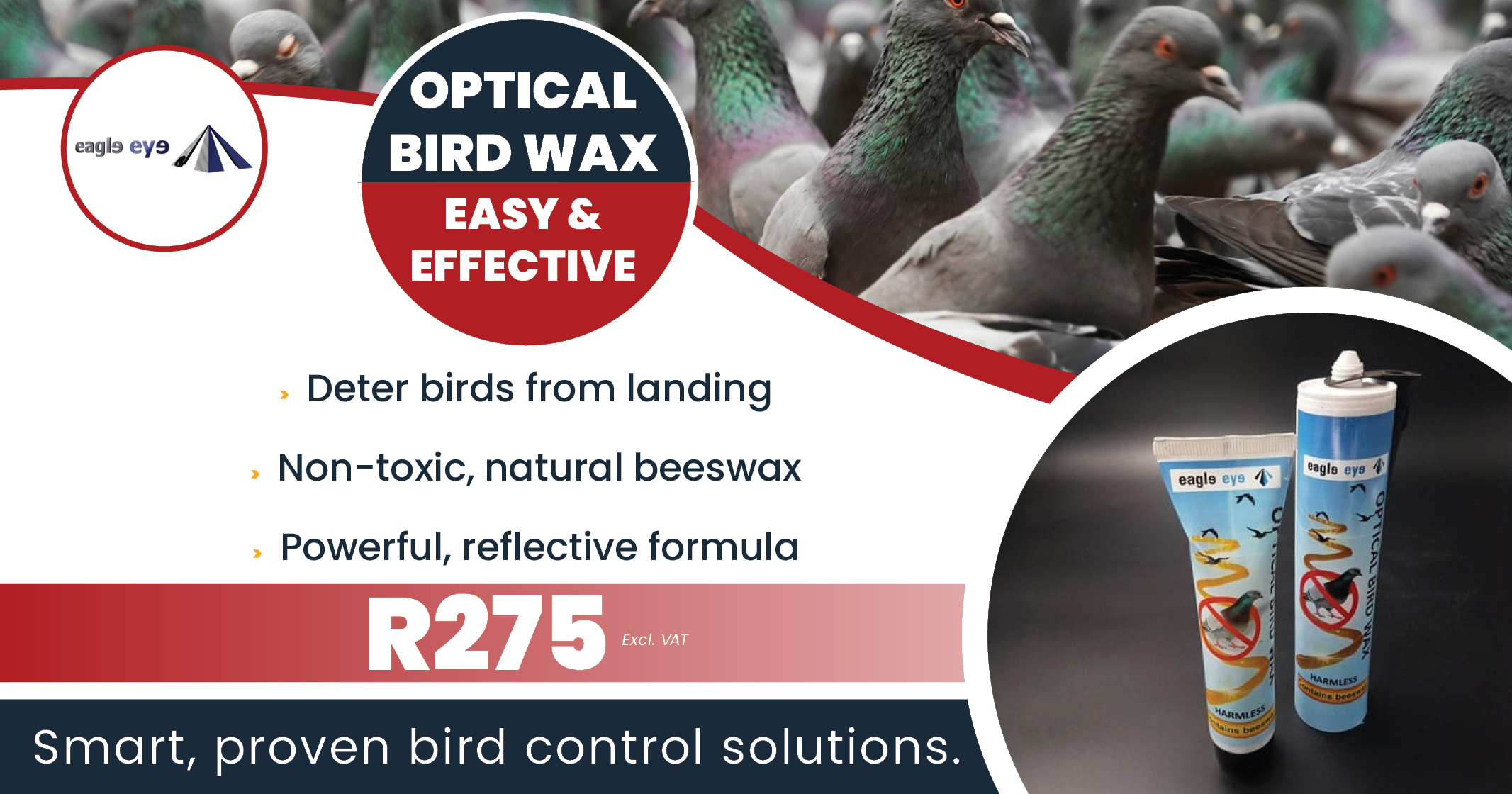 Easy to Use Optical Bird Deterrent | Eagle Eye Bird Control