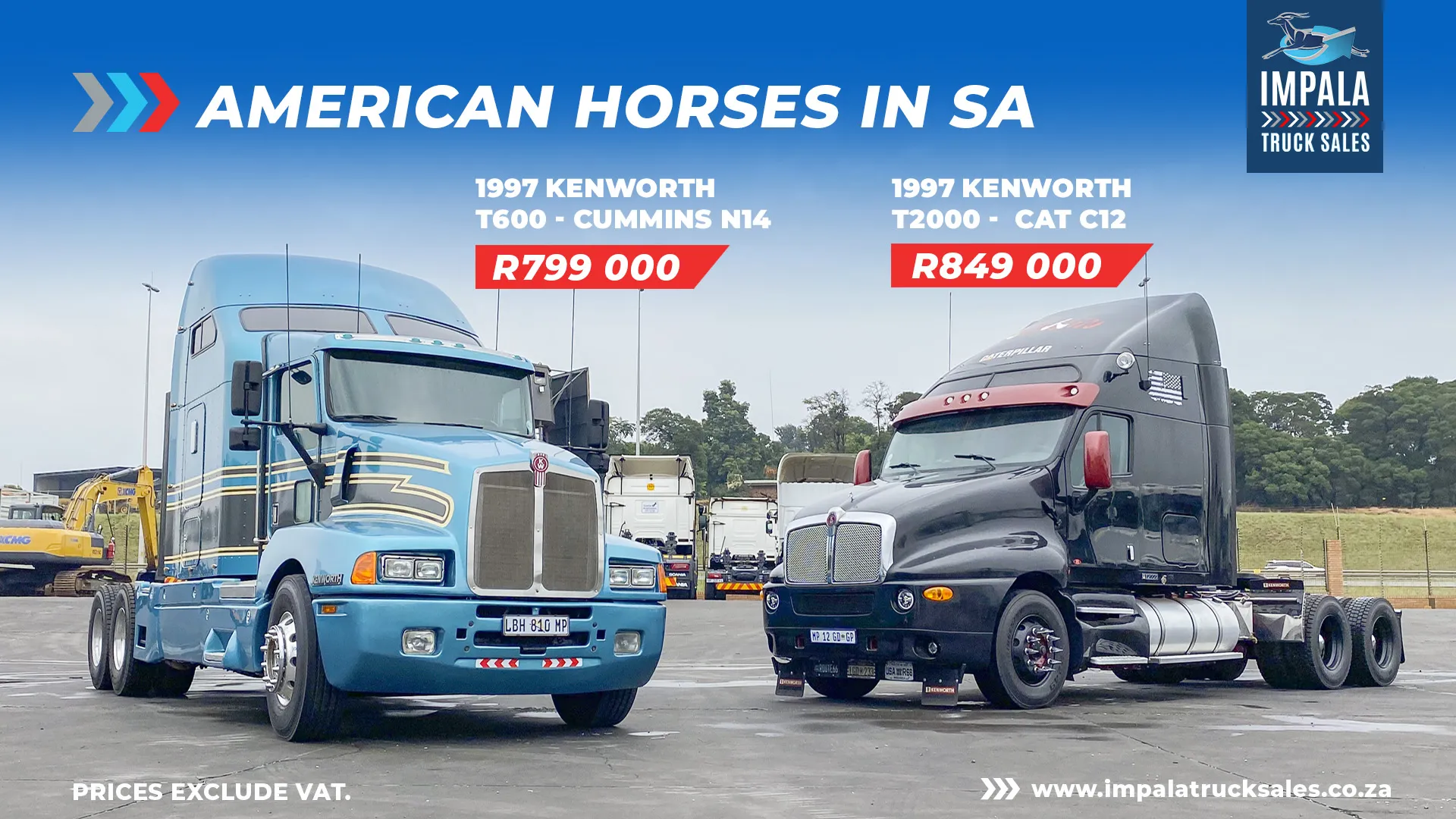 American horses in SA | Premium used Kenworth trucks for sale | Impala Truck Sales