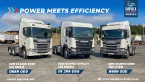 Power meets efficiency | Used Scania trucks for sale from Impala Truck Sales | Secure your fleet TODAY! 
