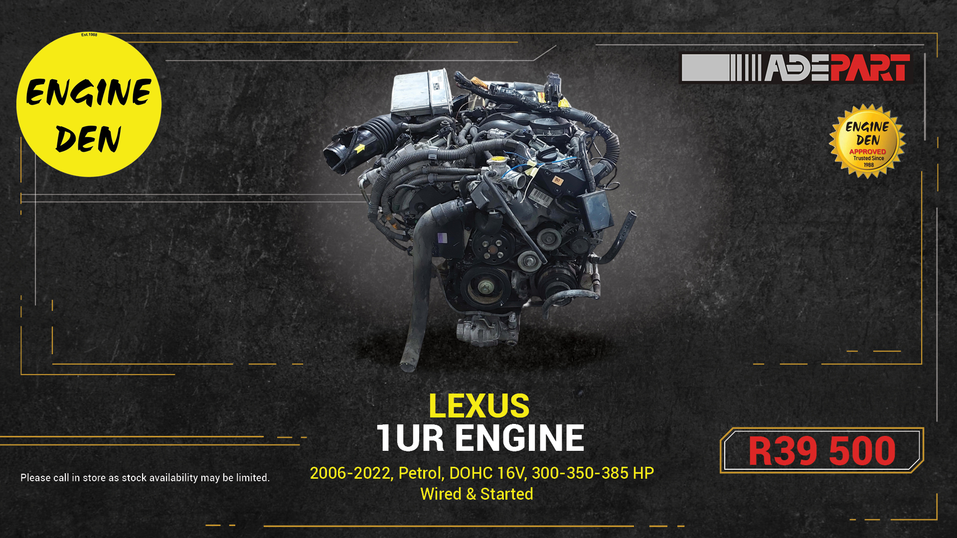 Lexus 1UR Engine | Engine Den