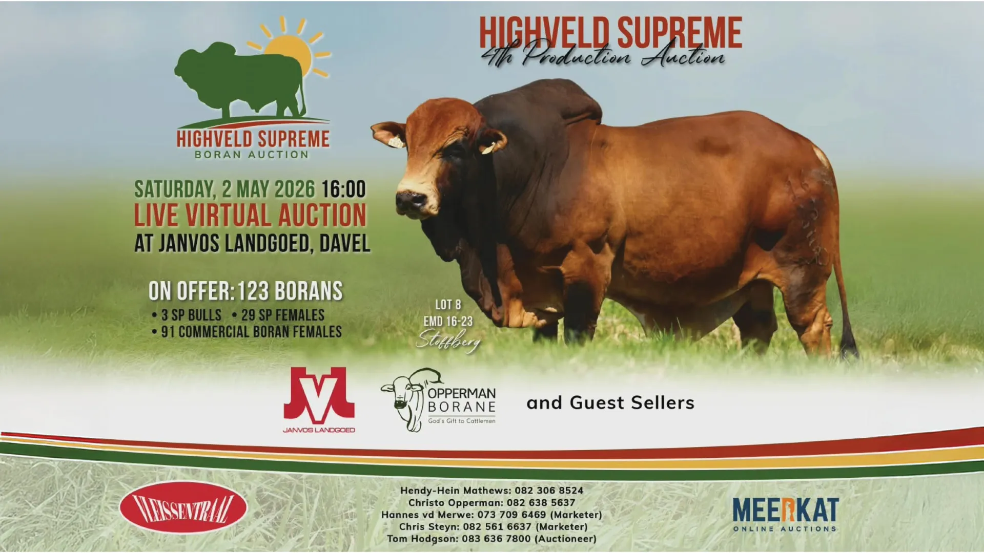 Highveld Supreme 4th Production Auction | 2 May 2026 | Janvos Landgoed, Davel