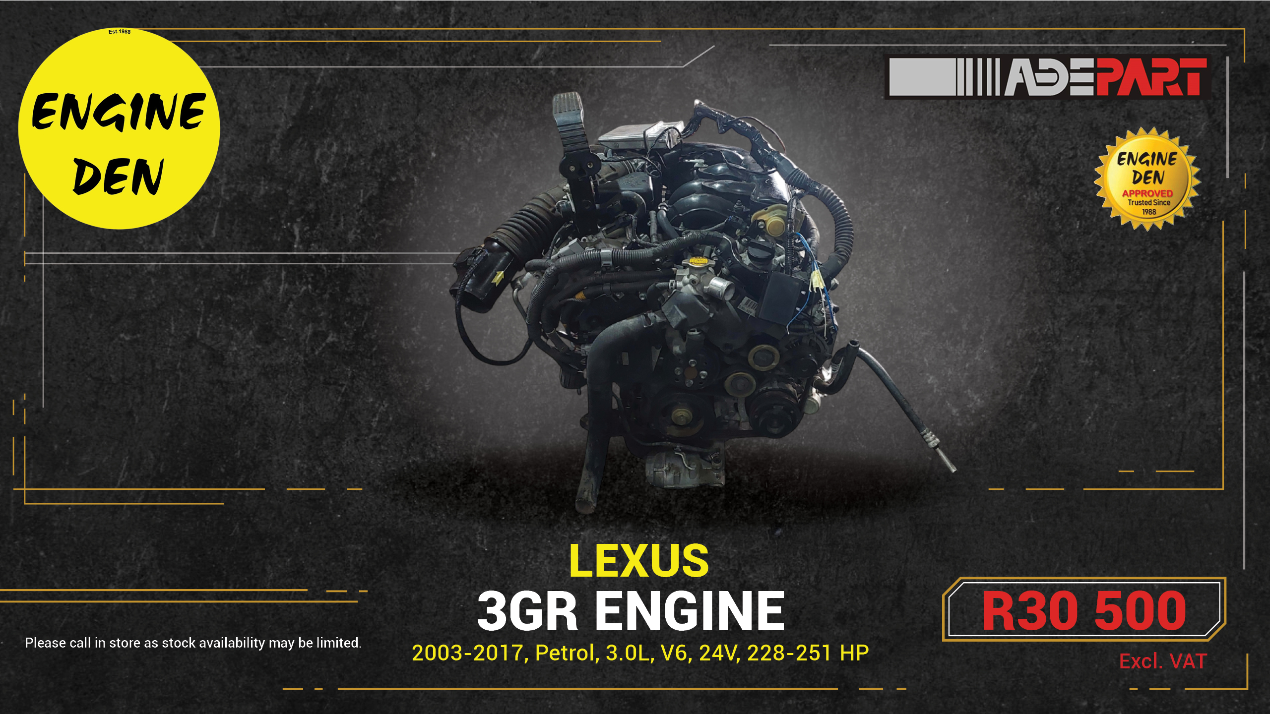 Lexus 3GR Engine | Engine Den