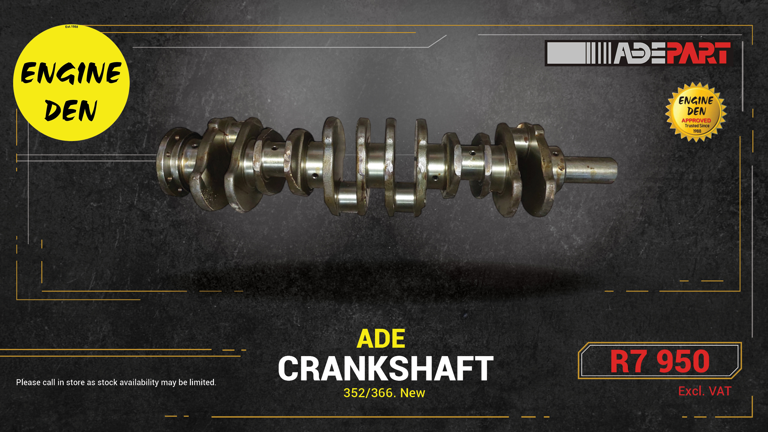 ADE Crankshaft | Engine Den