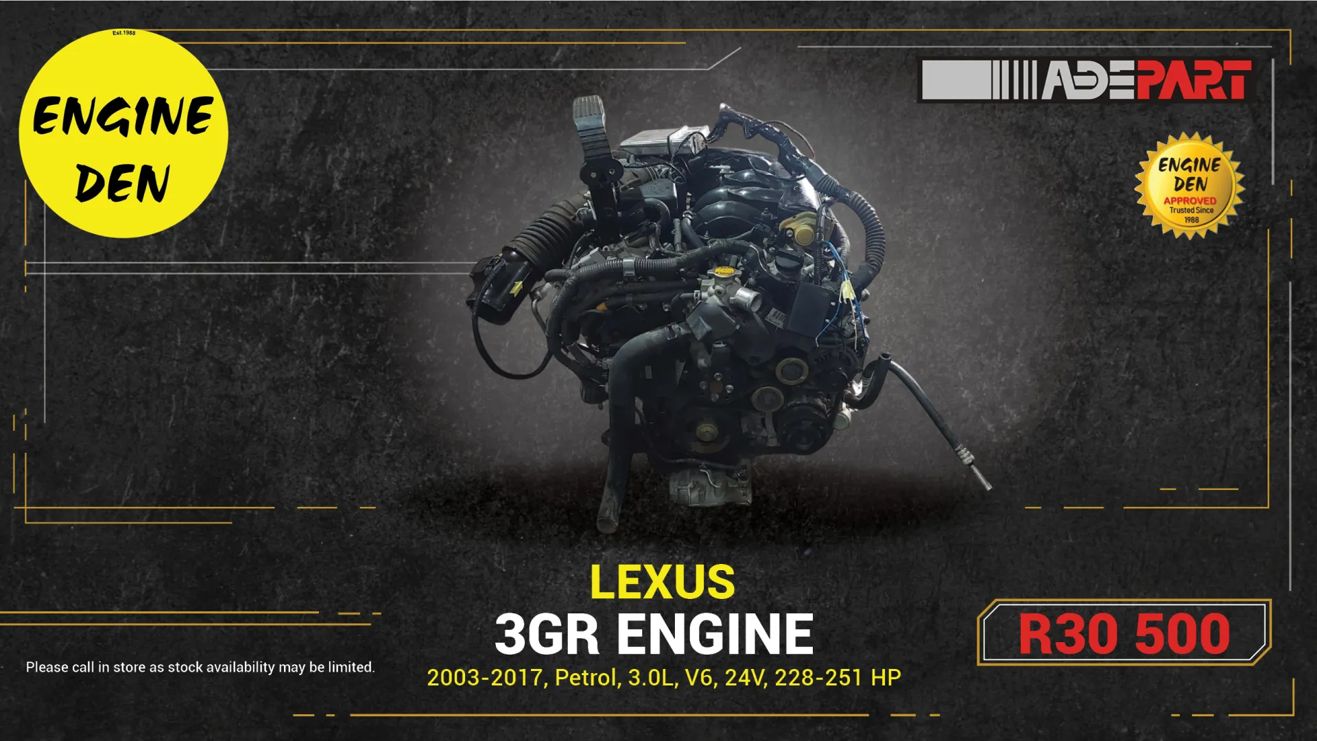 Lexus 3GR Engine | Engine Den