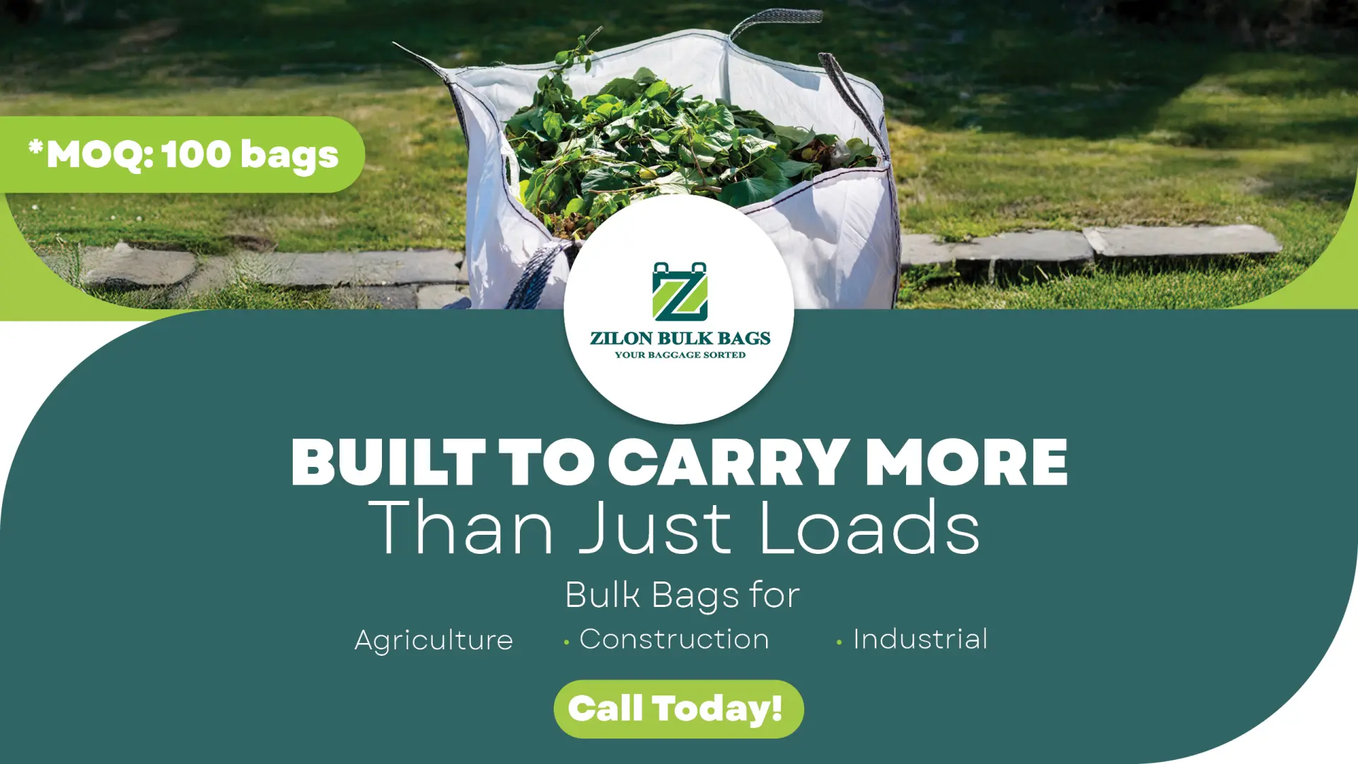 Reliable bulk packaging bags for agriculture, construction, and industry | Zilon Bulk Bags