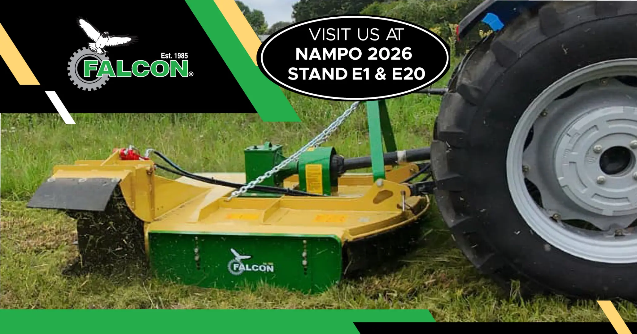 Falcon cutting solutions | Join us at NAMPO 2026 stand E1 &amp; E20