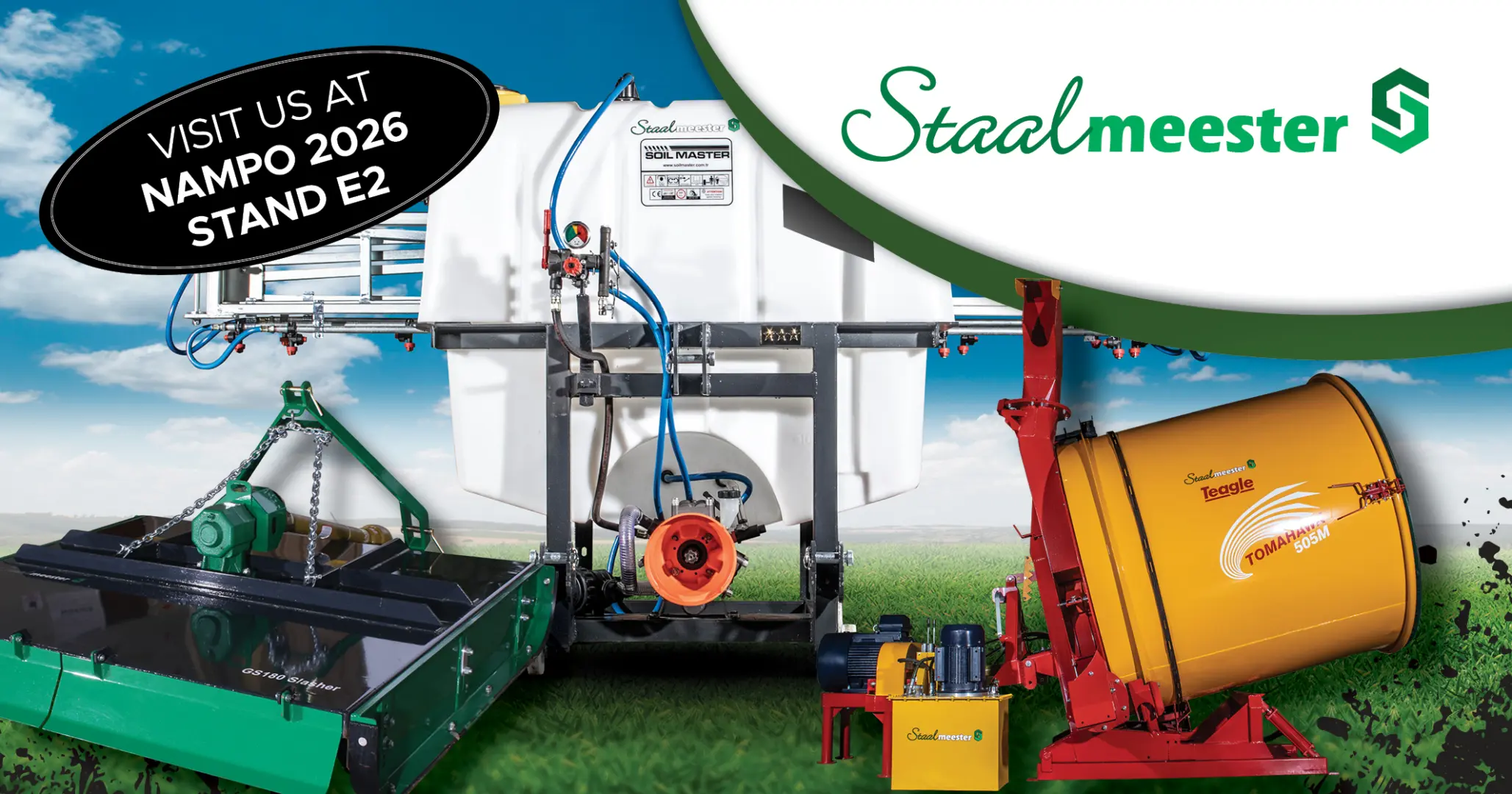 Staalmeester sprayer and forage equipment | Join us at NAMPO 2026 stand E2