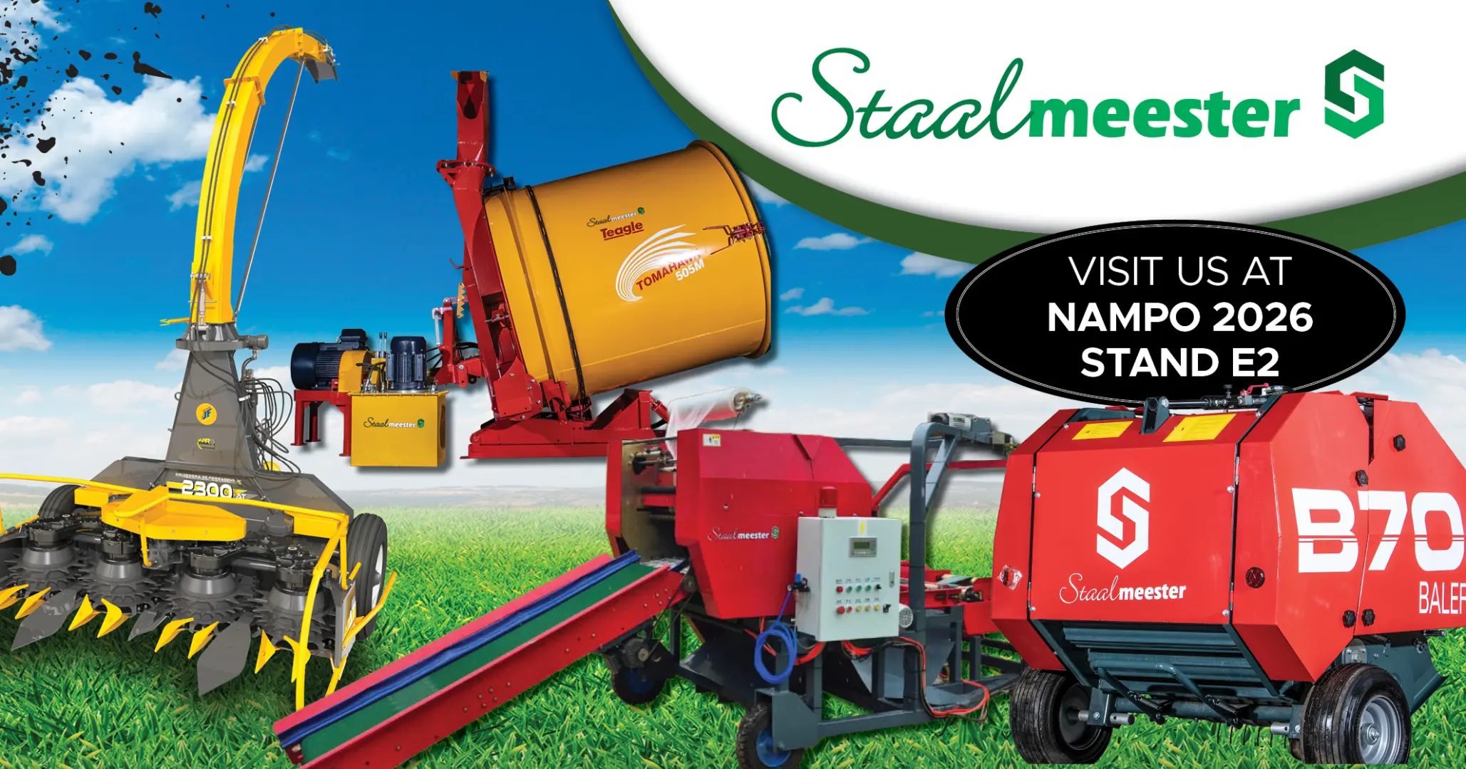 Staalmeester baling and forage range | Join us at NAMPO 2026 stand E2