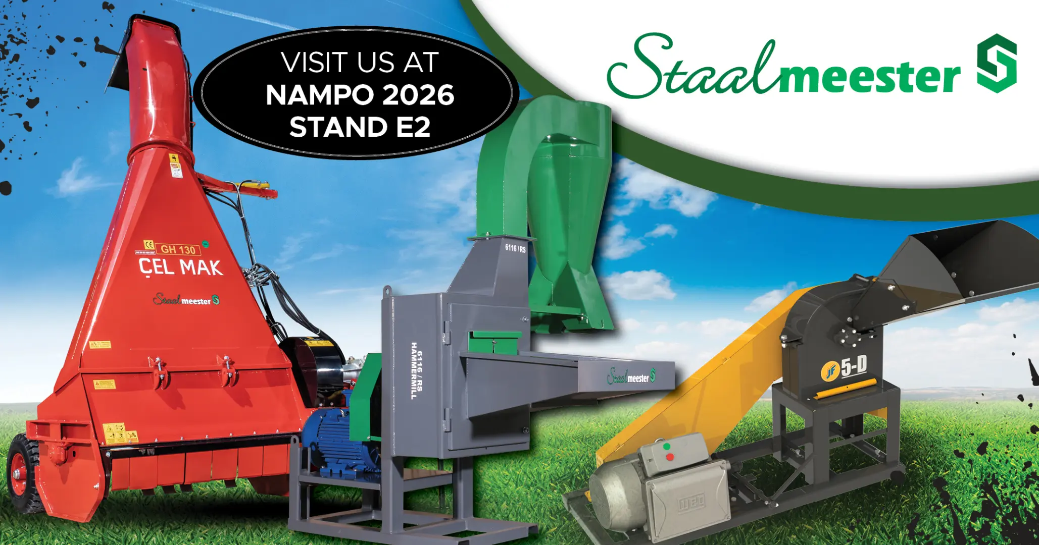 Staalmeester hammermill range | Join us at NAMPO 2026 stand E2