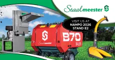 Staalmeester baling and milling equipment | Join us at NAMPO 2026 stand E2