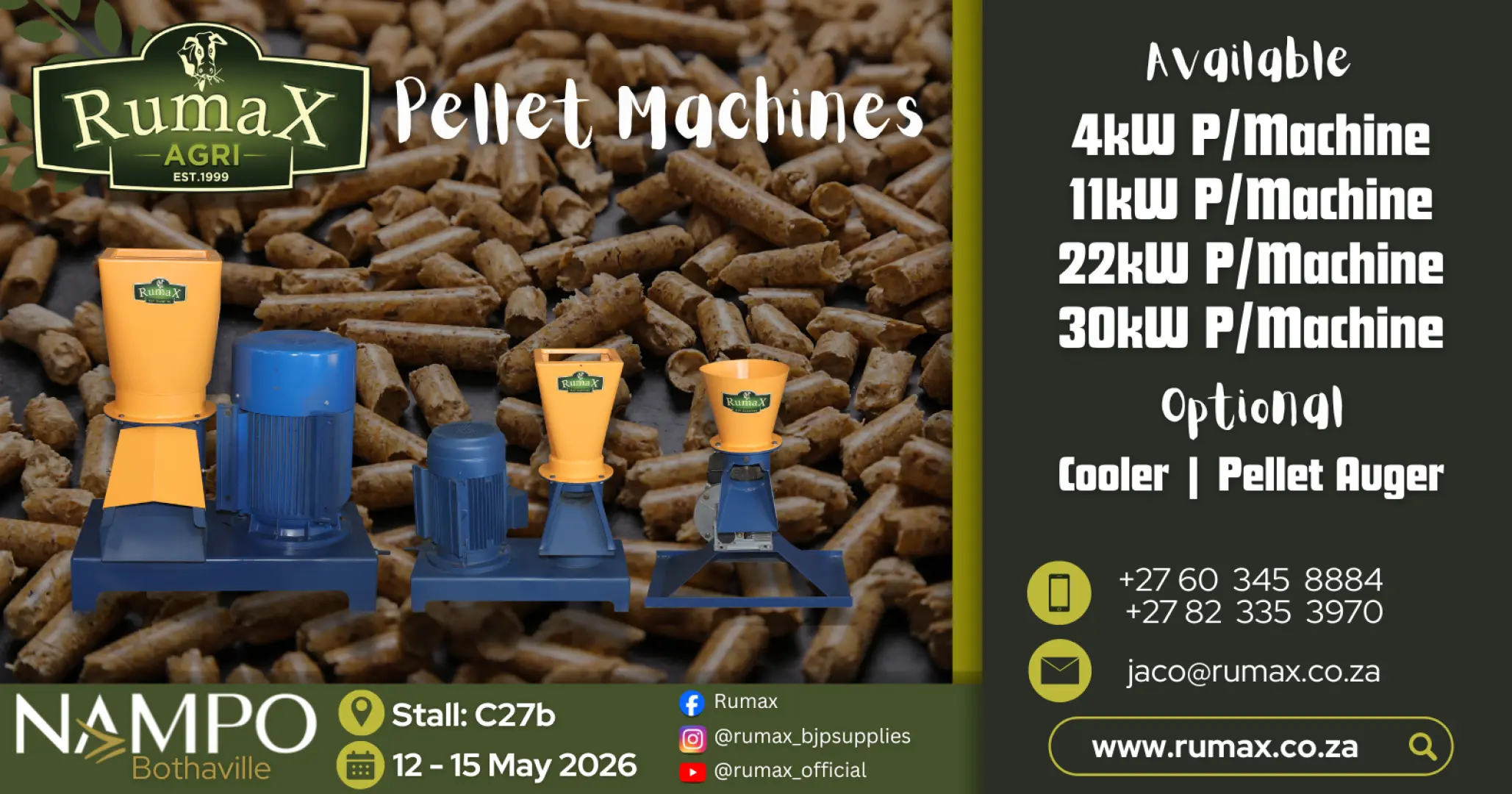 From 4kW to 30kW: Find Your Perfect Match with RumaX Pellet Machines | Rumax Agri