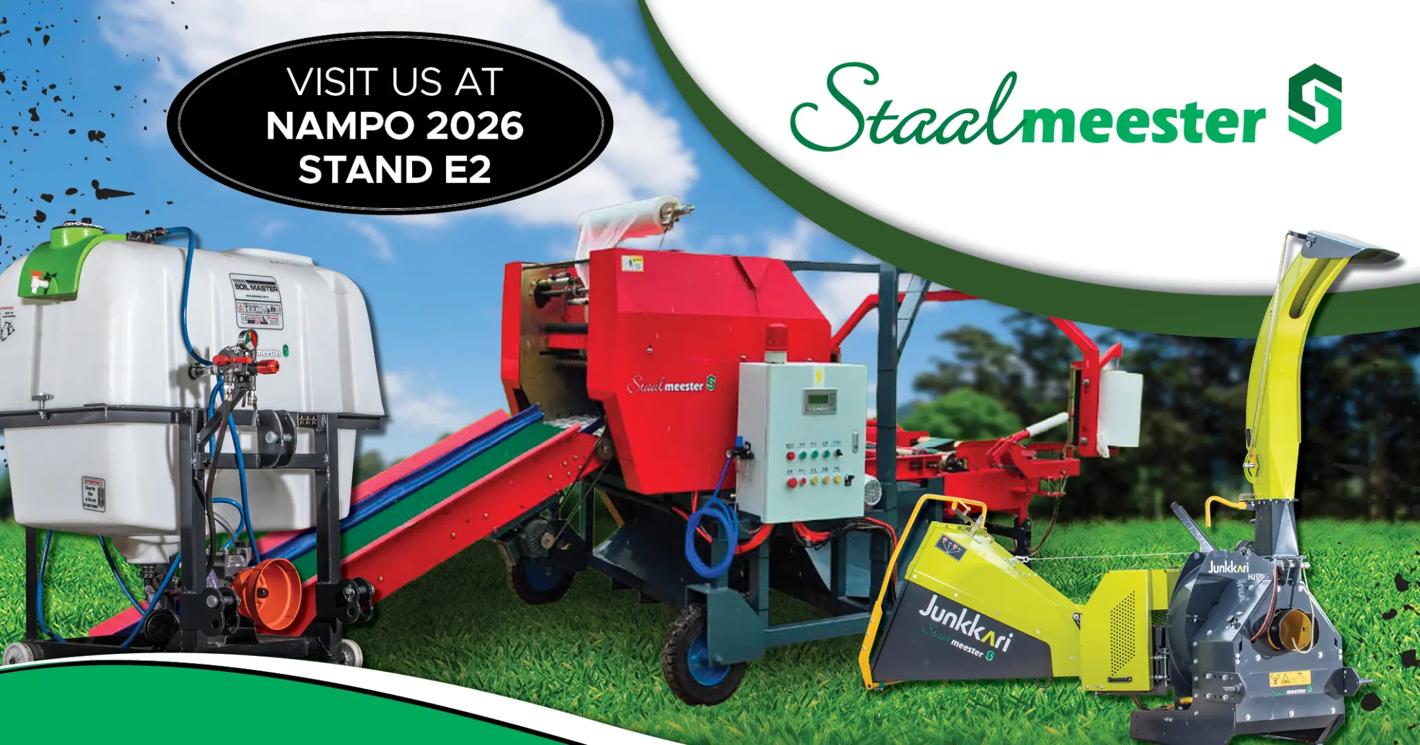 Staalmeester specialized agricultural machinery | Join us at NAMPO 2026 stand E2