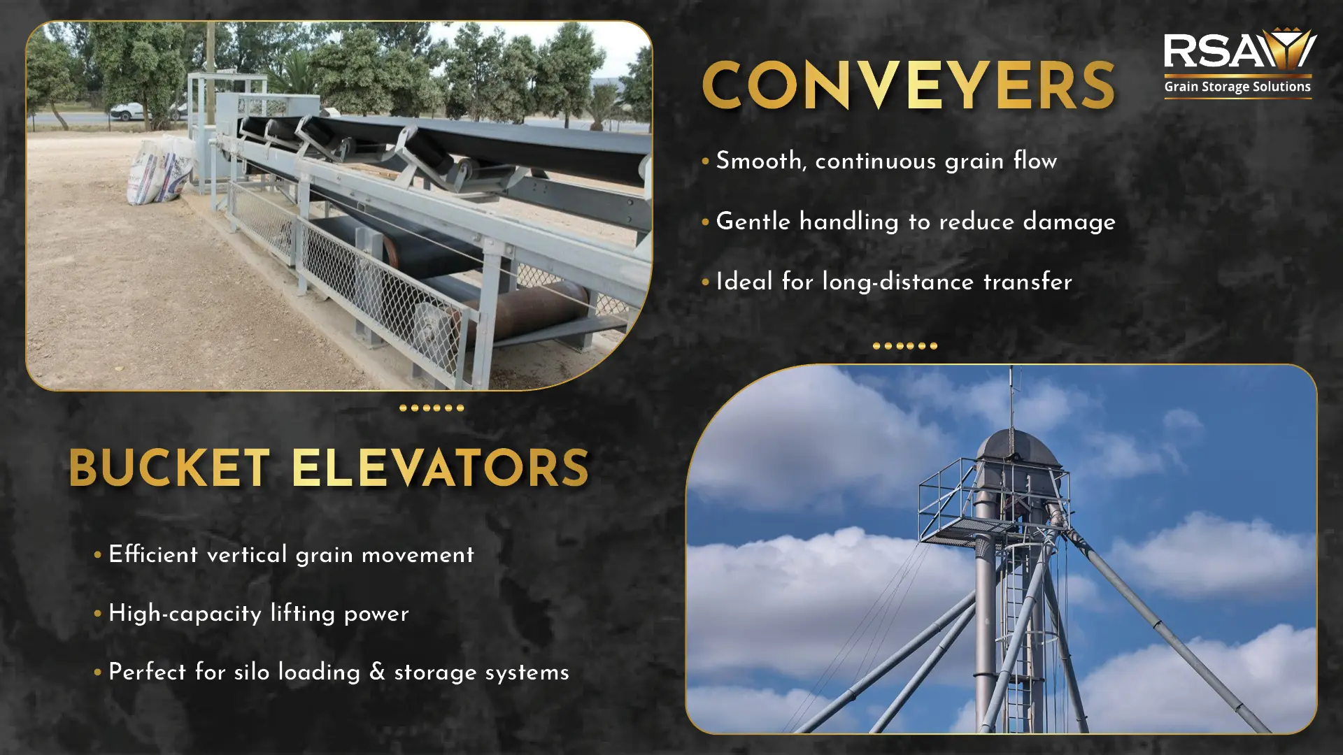 Streamline your grain flow: From horizontal to vertical | RSA Grain Storage Solutions