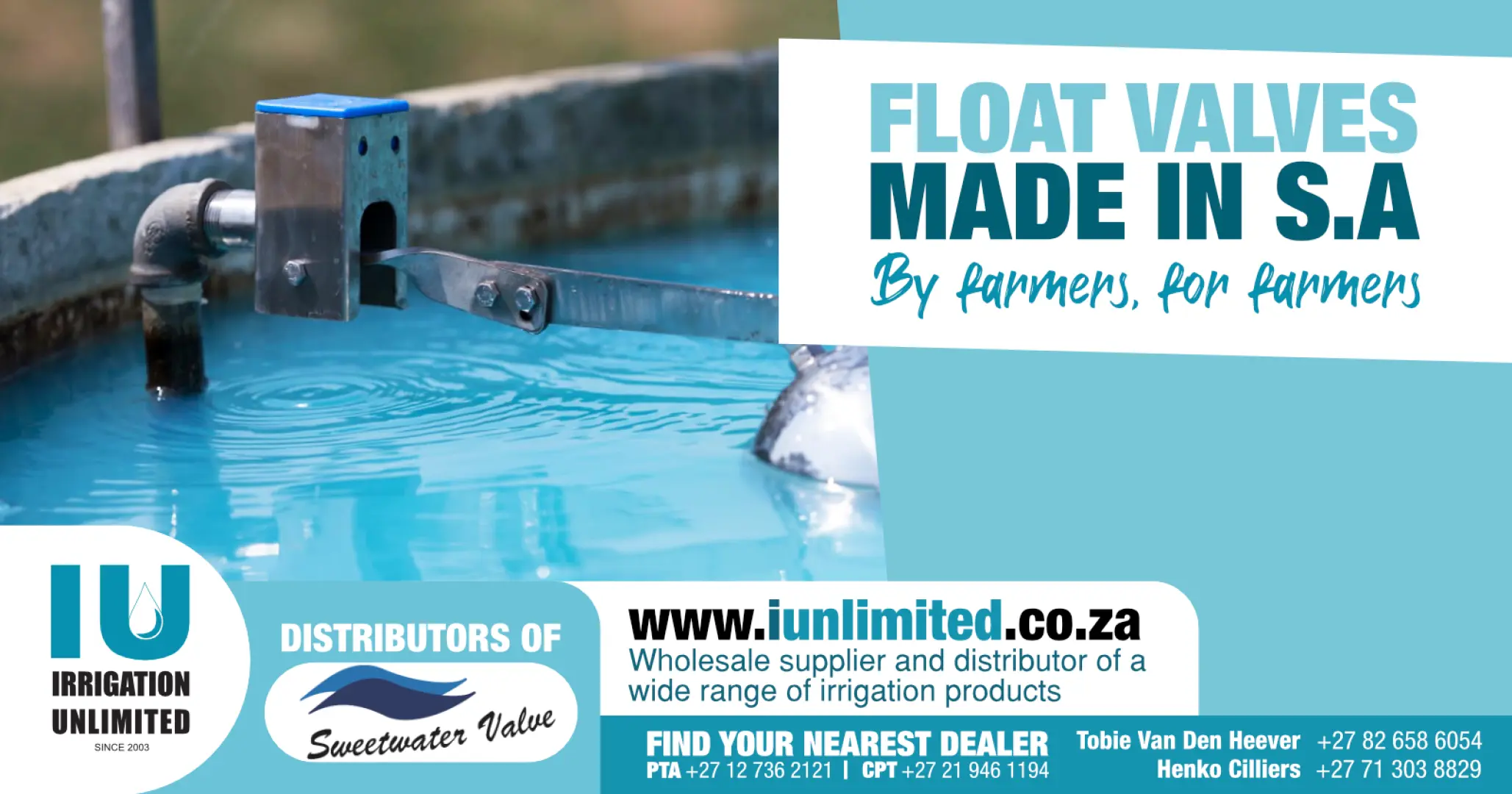 High-Quality Float Valves | Designed by Farmers, For Farmers | Irrigation Unlimited