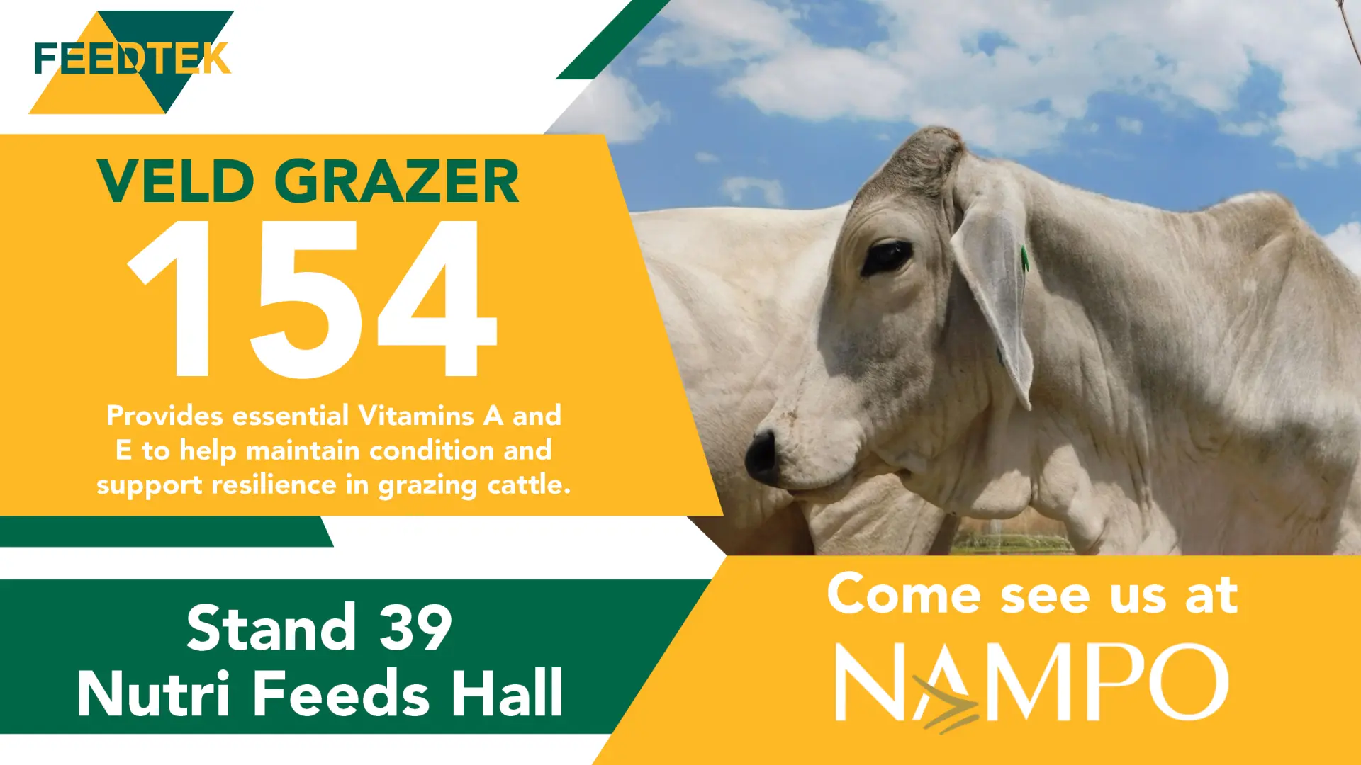 Maintain peak condition with Veld Grazer 154: Visit Feedtek at NAMPO 2026