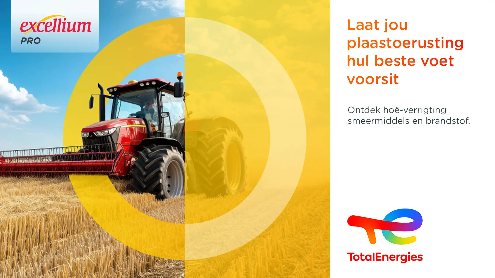 Laat jou plaastoerusting hul beste voet voorsit | Ontdek hoë-verrigting smeermiddels en brandstof | TotalEnergies