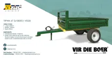 Tipwa 6 Ton Drop Sides | Model V028 | Van Zyl Staalwerke